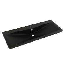 Раковина BelBagno 120 BB1200/455-LV-ART-ALR-NERO Черная матовая