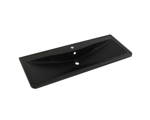 Раковина BelBagno 120 BB1200/455-LV-ART-ALR-NERO Черная матовая