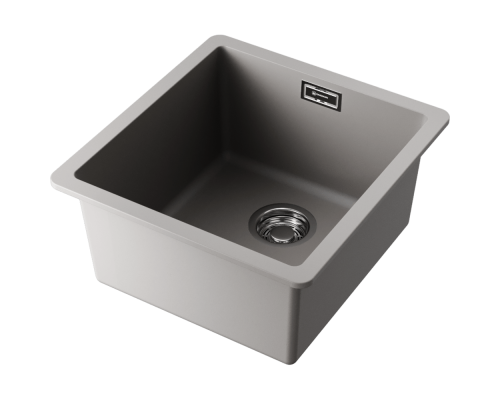 Кухонная мойка Omoikiri Kata 40-U-GR leningrad grey