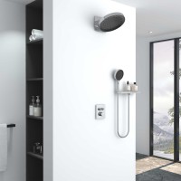 Душевой комплект Vincea Inspire VSFW-3I21MT3RCH встраиваемый, термостат, 2 режима, хром