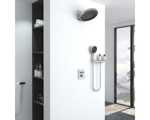 Душевой комплект Vincea Inspire VSFW-3I21MT3RCH встраиваемый, термостат, 2 режима, хром