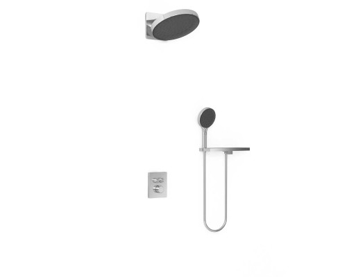 Душевой комплект Vincea Inspire VSFW-3I21MT3RCH встраиваемый, термостат, 2 режима, хром