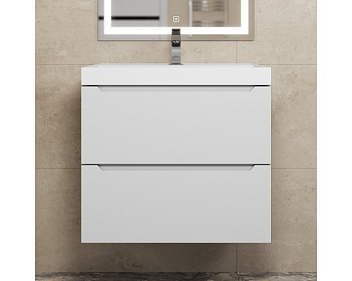 Тумба с раковиной Uperwood Tanos 60 см, белая