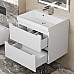 Тумба с раковиной Uperwood Tanos 60 см, белая