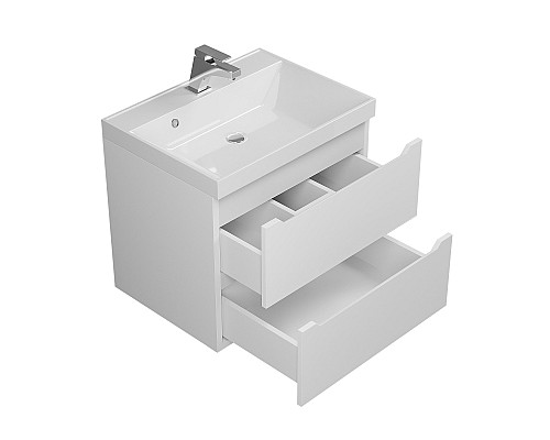Тумба с раковиной Uperwood Tanos 60 см, белая