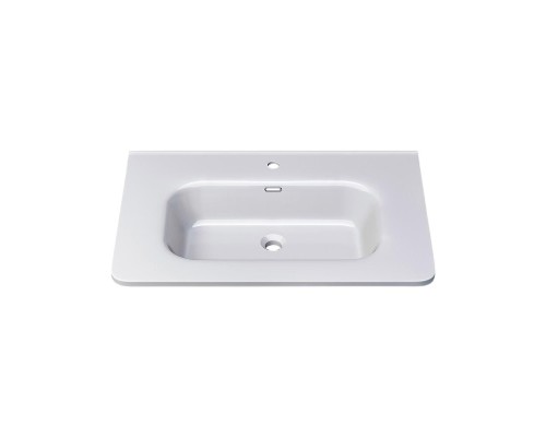 Раковина для ванной 70 см, Uperwood Monica, белая глянцевая