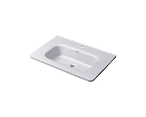 Раковина для ванной 70 см, Uperwood Monica, белая глянцевая