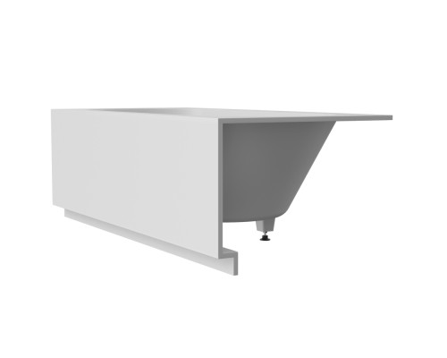 Ниша для ног в экране WHITECROSS иск. камень