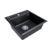 Мойка кварцевая Paulmark STEPIA-500 PM115051-BLM черный металлик 50х51
