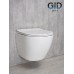 Безободковый подвесной унитаз Gid Tr2198 61107y с прочной крышкой-микролифт из дюропласта