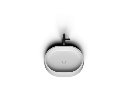 Накладная раковина-чаша из искусственного камня Monblan Ornella 560x440x125 цвет белый