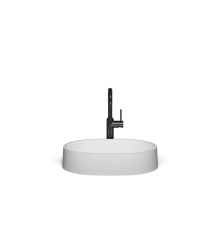 Накладная раковина-чаша из искусственного камня Monblan Ornella 560x440x125 цвет белый