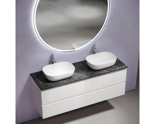 Столешница для ванной комнаты из керамогранита Sancos Black Sky 1400х460, TT140A1X