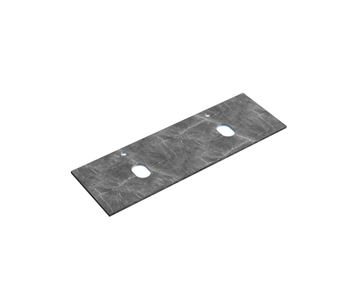 Столешница для ванной комнаты из керамогранита Sancos Black Sky 1400х460, TT140A1X