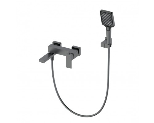 Смеситель для ванны с душем Wonzon&Woghand, Темный графит