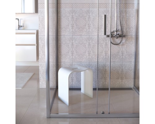 Стул Taliente Sgabello 38BL для душевой кабины, белый
