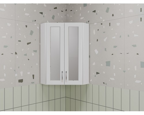 Подвесной шкаф Style Line угловой 450/800 стекло