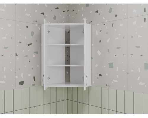 Подвесной шкаф Style Line угловой 450/800 стекло