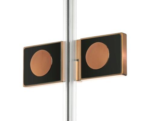 Душевое ограждение NEW TRENDY NEW SOLEO COPPER BRUSHED R 100x120x195 медь