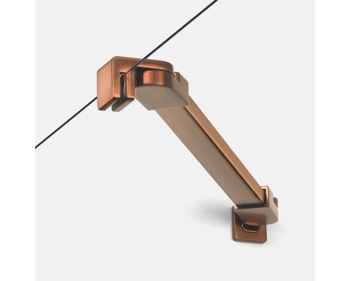 Душевое ограждение NEW TRENDY NEW SOLEO COPPER BRUSHED R 100x120x195 медь