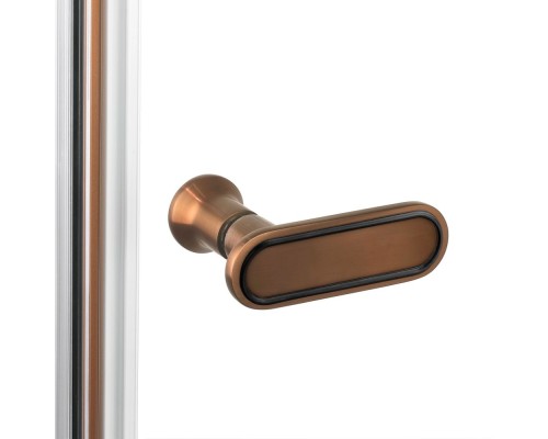 Душевое ограждение NEW TRENDY NEW SOLEO COPPER BRUSHED R 100x120x195 медь