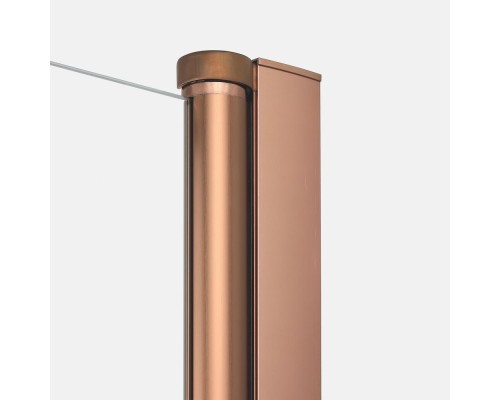 Душевое ограждение NEW TRENDY NEW SOLEO COPPER BRUSHED R 100x120x195 медь