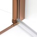 Душевое ограждение NEW TRENDY NEW SOLEO COPPER BRUSHED R 100x120x195 медь