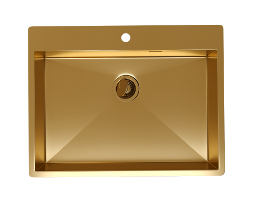 Кухонная мойка Reflexion Iseo RX2265GD брашированное золото