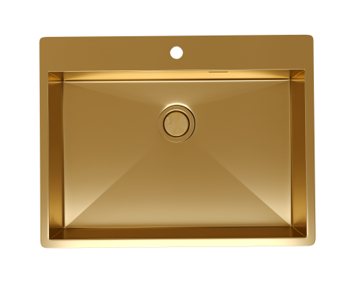 Кухонная мойка Reflexion Iseo RX2265GD брашированное золото