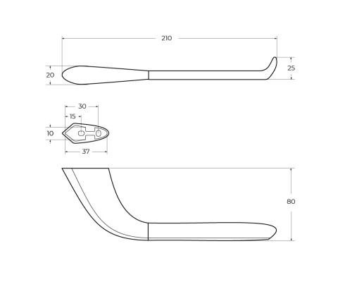Держатель туалетной бумаги Cezares Liner LINER-PH-01 Хром