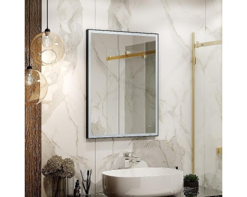 Зеркало Континент Solid 600x800 ЗЛП622 с подсветкой с сенсорным выключателем