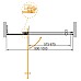 Дверь в проём Cezares SLIDER-B-1-90/100-C-Cr