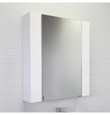 Зеркало-шкаф Comforty Лима-70 белый матовый