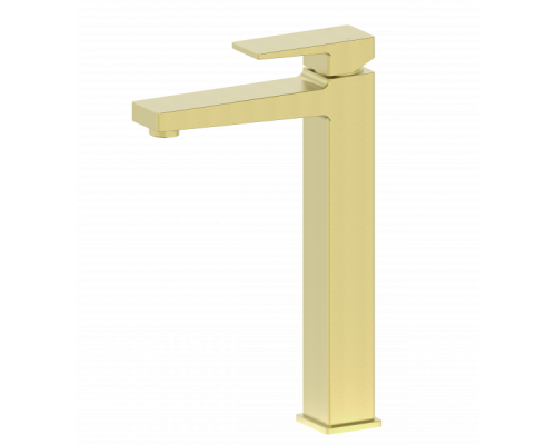 Смеситель для раковины высокий Wonzon&Woghand, Брашированное золото