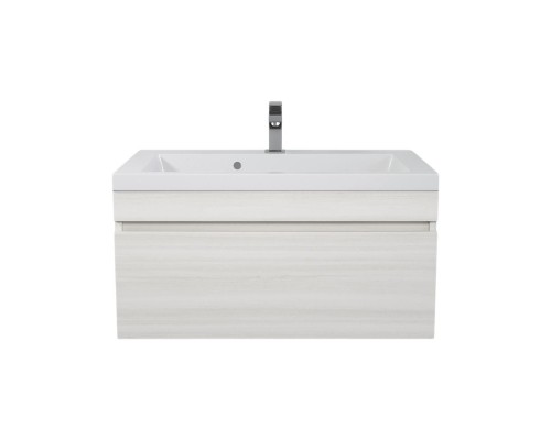 Тумба под раковину подвесная Uperwood Eva 74х47,2х35 см, Дуб Харбор Белый