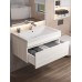 Тумба под раковину подвесная Uperwood Eva 74х47,2х35 см, Дуб Харбор Белый