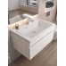Тумба под раковину подвесная Uperwood Eva 74х47,2х35 см, Дуб Харбор Белый
