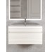Тумба под раковину подвесная Uperwood Eva 74х47,2х35 см, Дуб Харбор Белый
