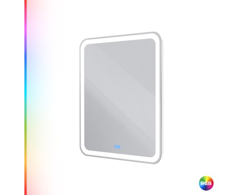 Зеркало Cezares Multicolore 60 CZR-SPC-MC-600-800-RGB-TCH с подсветкой с сенсорным выключателем и функцией памяти