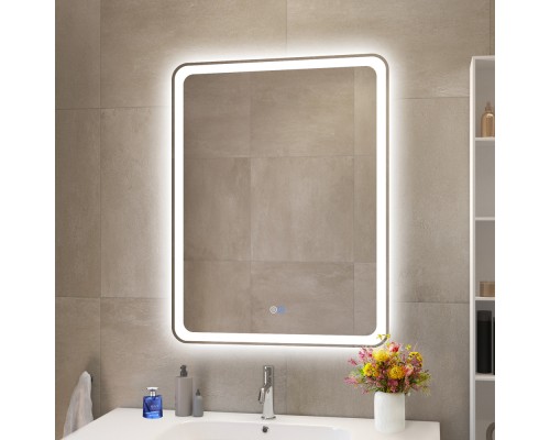 Зеркало Cezares Multicolore 60 CZR-SPC-MC-600-800-RGB-TCH с подсветкой с сенсорным выключателем и функцией памяти