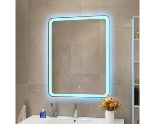 Зеркало Cezares Multicolore 60 CZR-SPC-MC-600-800-RGB-TCH с подсветкой с сенсорным выключателем и функцией памяти