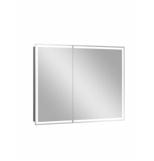 Зеркальный шкаф Континент Allure LED 100 МВК044 с подсветкой Белый