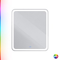 Зеркало Cezares Multicolore 70 CZR-SPC-MC-700-800-RGB-TCH с подсветкой с сенсорным выключателем и функцией памяти