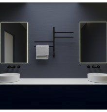 Полотенцесушитель электрический Vincea VTD-1S1CBE 43x60, черный, таймер