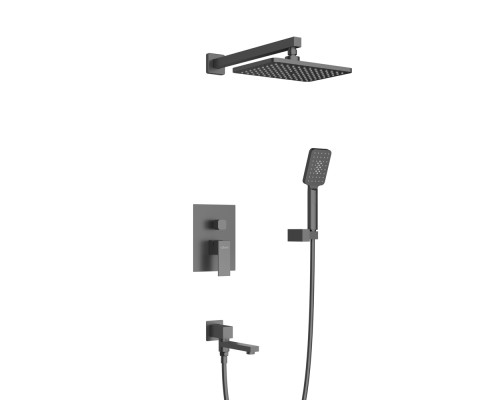 Душевая система Cezares Slider SLIDER-VDSET-NOP Черная матовая