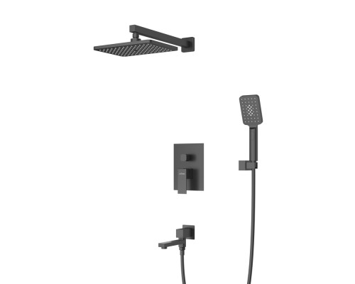 Душевая система Cezares Slider SLIDER-VDSET-NOP Черная матовая