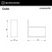 Крючок WHITECROSS Cubo брашированная медь