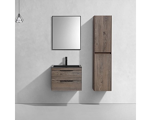 База под раковину Vincea Chiara 2D 600 подвесная 2 выкатных ящика Soft-close R.Oak