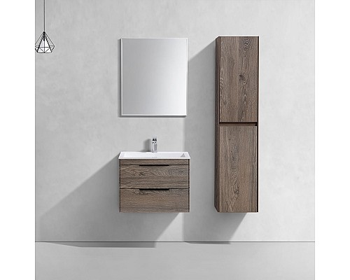 База под раковину Vincea Chiara 2D 600 подвесная 2 выкатных ящика Soft-close R.Oak