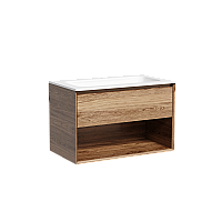 Тумба подвесная SANCOS Marmi 790х445 c ящиком, дуб чарльстон MR1.080ECH